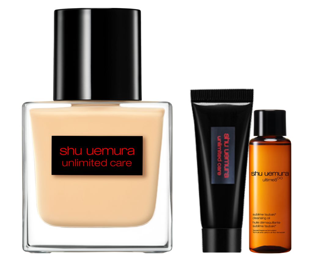 unlimited care tsuya serum foundation set